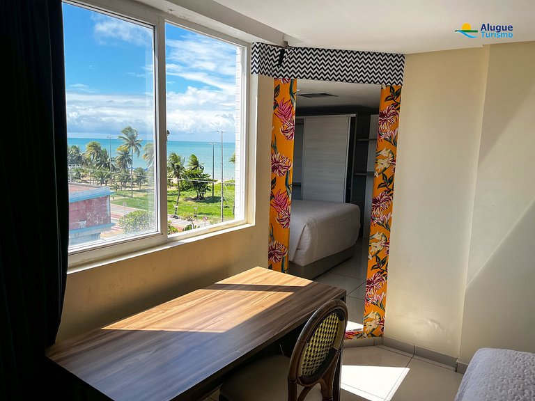 Beira mar Tambaú com vista do mar | Imperial Flat