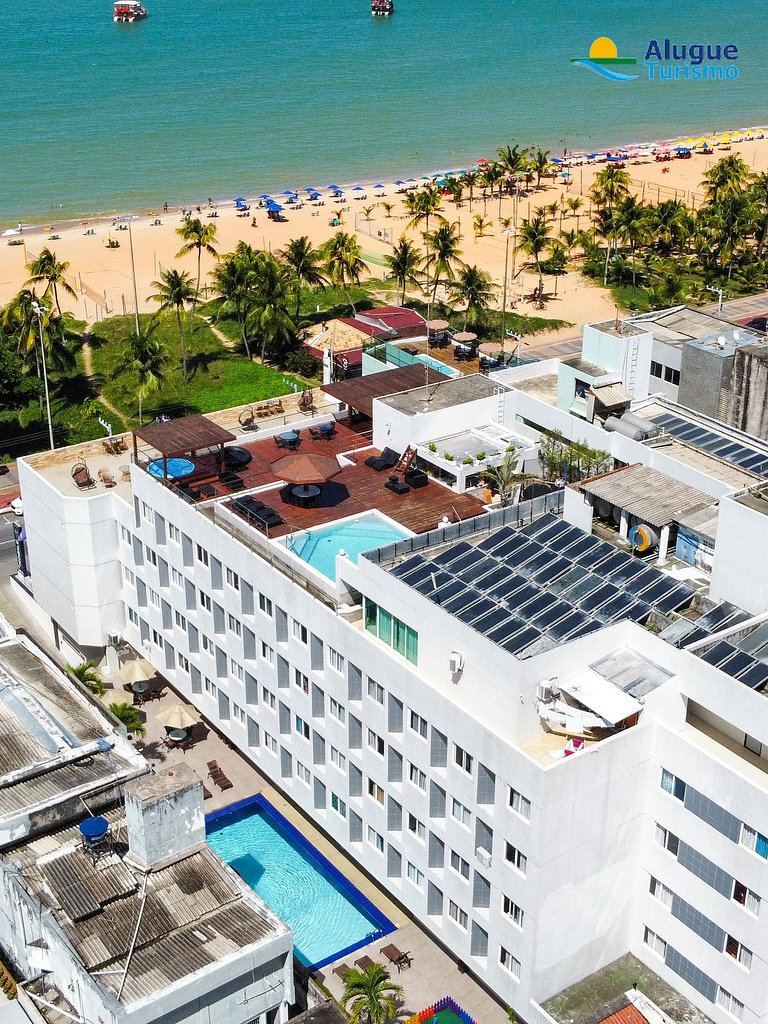Beira mar Tambaú com vista do mar | Imperial Flat
